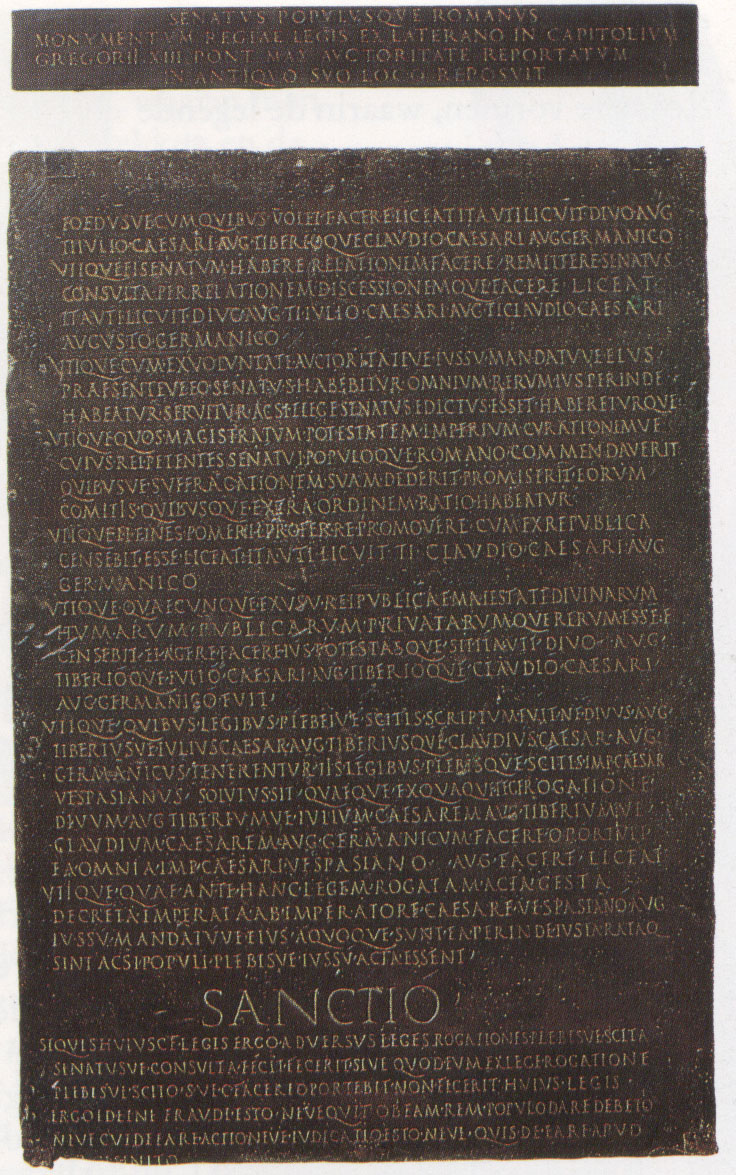 L'Empereur a besoin de papiers ? Comment un fragment de bronze a changé l'histoire romaine