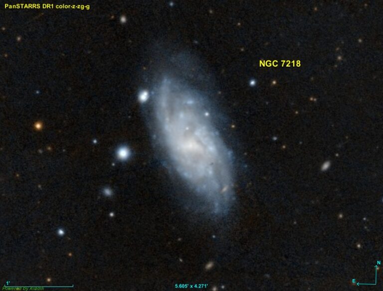 Une galaxie, mille histoires : le mystère NGC 7218